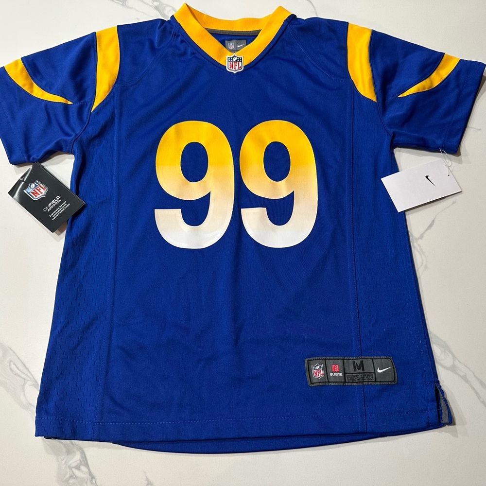 Los Angeles Rams Authentic Youth Nike Aaron Donald Jersey Retails For $75